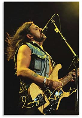 BBSYDH Leinwand Druck Poster 30 * 50cm Senza Cornice Lemmy Kilmister Picture Print Modern Family Bedroom Decor Posters