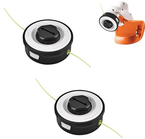 Mähkopf C3-2 für Stihl Motorsense, Fadenkopf für Stihl Autocut c 3-2 mit Ersatz-Trimmerschnur, Ersatz-Zubehör Doppel-Rasentrimmerkopf, kompatibel mit Stihl FSA57 FSE52 FSA 57 FSE 52 (A*2)