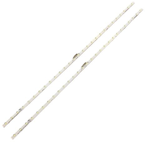 MFXFKOKGAX Tira De Retroiluminación LED Compatible For Samsung UN43RU7100 UN43NU7100 UE43NU7100 UE43NU7120 UE43NU7170 UN43RU7400G BN61-15482A UE43NU7120U(2pcs For 1 TV)