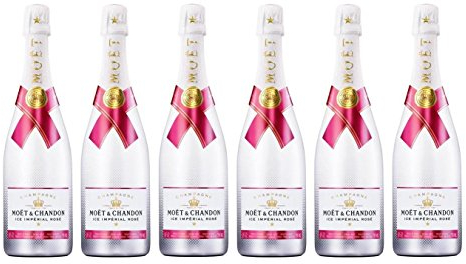 Lot de 6 Champagnes Moët & Chandon Ice Impérial Rosé 75cL