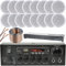 16x Ceiling Speaker Bluetooth Background Music System Shop Restaurant Kitchen