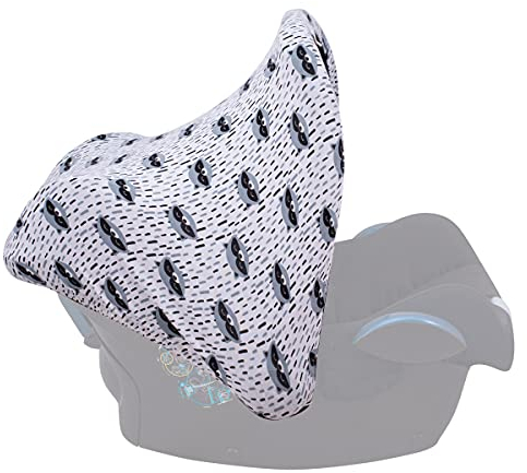 JYOKO KIDS Universal Sonnenschutz Sonnenverdeck kompatibel mit Maxi Cosi, Babyschalen oder Kinderwagen, gruppe 0 Autositz, geeignet für die meisten Marken (Raccoon)