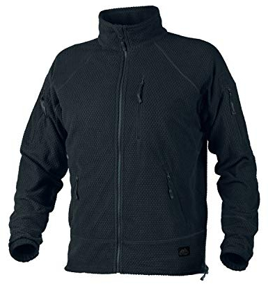 Helikon-Tex Uomo Alpha Giacca Tattica Griglia in Pile Navy Blue Taglia M