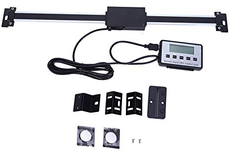 Kit de lecture pour étrier numérique, étrier d'échelle linéaire LCD à distance 0-300 mm DRO, règle de haute précision en aluminium, mesure pour fraiseuse/tour magnétique linéaire