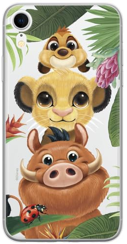 ERT GROUP, Original und Offiziell lizenziertes Disney Der König der Löwen Handyhülle für iPhone XR, Case, Hülle, Cover aus Kunststoff TPU-Silikon, schützt vor Stößen und Kratzern