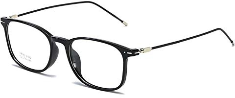 GEMSeven Ultraleichter Stahldraht TR90 Vierkantrahmen-fertige Myopie-Brille
