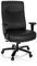 hjh OFFICE 738123 Chefsessel XXL Everest II Leder Schwarz Schreibtischstuhl gepolstert bis 150kg belastbar, höhenverstellbar