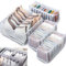 Senteen Kleiderschrank Organizer 4 Stück Schrank Organizer und Schubladen Organizer Ordnungssystem Kleiderschrank Unterwäsche Organizer Für Bhs Socken Unterhosen Krawatten Underwear