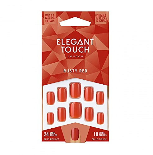 Elegant Touch Nails Rusty Red