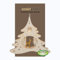 weigla - Fensterbild original Erzgebirge Tannenbaum mit geschnitztem Reh I Weihnachtsdeko Fenster I 1 Lampe I 7 W, E14 I Fensterbild Weihnachten I Weihnachtsbeleuchtung Holz I Fensterdeko hängend