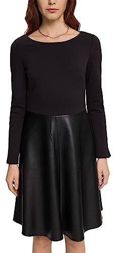 ESPRIT Damen 112EE1E313 Kleid, 001/BLACK, 40