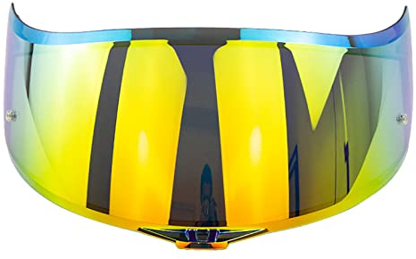 Shkalacar Helmlinsen Visier Ersatz für AGV K1 K3SV K5, Integralhelm Motorrad Windschutzscheibe Helmglas, Motorrad Helmlinsenvisier 10 Farben zur Auswahl