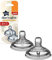 Tommee Tippee Closer to Nature Schnuller mit dickem Durchfluss, 2 Stück