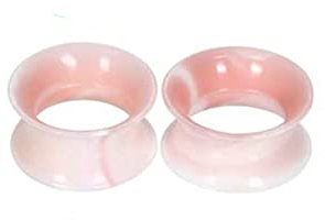 ANAZOZ Ohr Tunnel 22mm, Silikon Flesh Plug 2 Stück Ohr Piercing Damen, Ohr Expander Ohrringe Hautfarbe