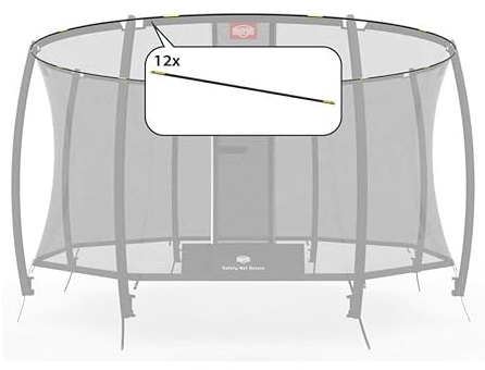 BERG Veiligheidsnet - Safety net Deluxe - Hoepelset - 430 cm