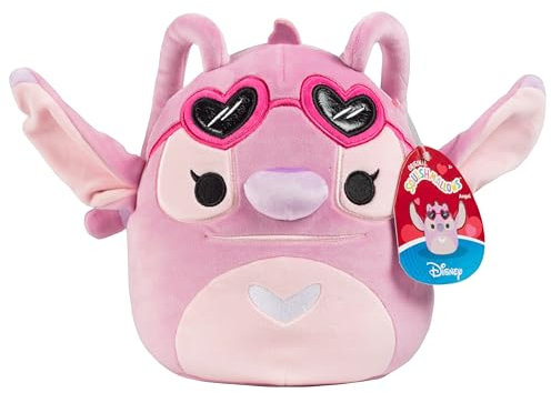 Squishmallows Angel Original 20,3 cm – Lilo & Stitch – Peluche officielle Jazwares – Jouet en peluche doux et spongieux Disney – Ajoutez à votre équipe – Cadeau pour enfants, filles et garçons
