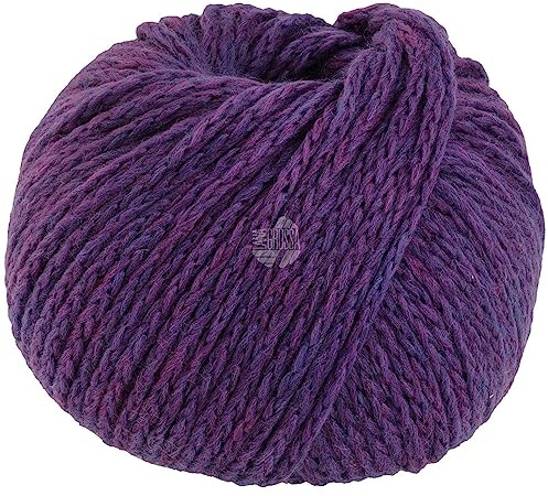 LANA GROSSA Cool Merino Big | Voluminöses Kettengarn aus klassischer Merinowolle | Handstrickgarn aus 90% Schurwolle & 10% Polyamid | 50g Wolle zum Stricken & Häkeln | 90m Garn FB 230