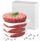 GWHOLE 500 Blatt Burger Papier Eckiges Burgerpapier Backpapier 14 cm Pergamentpapier Burgerpresse Grillzubehör Wachspapier Antihaft Löschpapier Trennpapier für Hamburger Frikadellen Patties