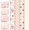 NICROLANDEE Roségold Seidenpapier Geschenkpapier Valentinstag, 24 Blatt Vintage Blume Boho Seidenpapier für Geburtstage Hochzeiten Neujahrsparty, 50 x 38 cm