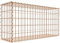 Rostige Gabione 100 cm x 50 cm x 30 cm (L x H x T), Maschenweite 5 cm x 10 cm, Spirale