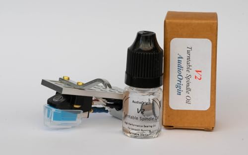 Silver Headshell Cartridge Mount, Stylus, Needle, Oil Bundle fits Pioneer PL-12AC, PL-15, PL-31d, PL-41, PL-50, PLX-1000, PL-518, PL-530, PL-A35, PLX-500