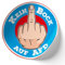 Finest Folia 2er Set Autoaufkleber Politik 10x10cm politische anti Sticker Aufkleber für Auto Kfz motorrad laptop fenster Selbstklebend R218 (04 AFD 1)