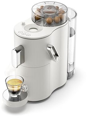 CoffeeB by café royal - Globe White - Kaffeemaschine entwickelt für die Verwendung von Coffee Balls