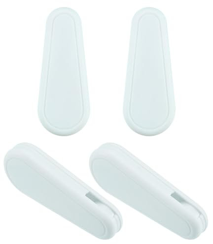 QUARKZMAN 4Stk Rollos Schnur Gewicht POM 83mm/3.27 Abgerundet Rollos Griff Spanner Gewicht für Vertikal Rollos Raffrollos Ketten Kugel Perlen Kette Fenster Zubehör Grau