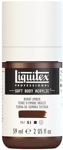 Liquitex Soft Body Acrylfarbe 59ml Flasche - Umbra Gebrannt