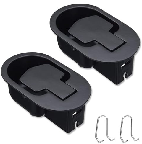 NEUSID 2 Stück Liegestuhl-Teile, universelle Sofa-Couch-Liegestuhl-Entriegelung, Ziehgriff, Ersatzteile, Aluminiumlegierung, dick (nur Griff)