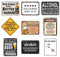 WERNNSAL Beer Vintage Signs - 9PCS Retro Pub Decoration Drinks Posters Plaque for Man Cave Club Home Wall Art Prints