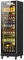 Malphi Black Multi-size Wine & Beer Fridge 2-8°C, Double Glass Auto Door, LED, Freestanding, Dispenser, with Casters Upright Glass Door Beverage Refrigerator,Black, with Casters