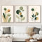 BeiYiHo 3 Affiche Plante Verte Poster Feuillage Tableau Decoration Murale Salon Abstrait 50X70CM Toile Boheme Deco Murale Chambre Adulte Affiche Art Moderne sans Cadre