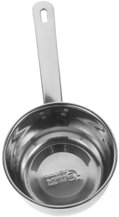 BEBEMOKO Ergonomische Küchenwasserschöpfkelle Suppenschöpfkelle Aus Edelstahl Metallschöpfkelle Für Heiße Nudeln Im Topf Für Den Einsatz Im Heimrestaurant