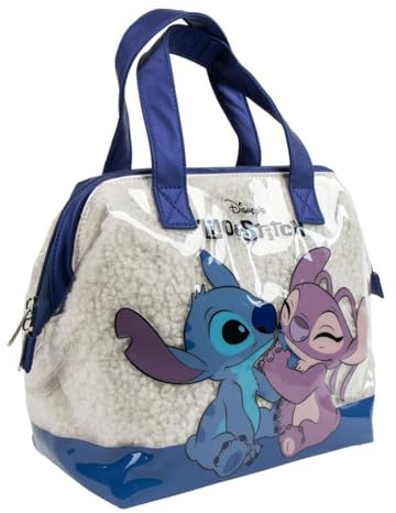 Disney Stitch Kulturbeutel, Mehreren Fächern, Verschiedene Größen, Reisetasche, Stitch Beauty Set, Geschenk für Mädchen, Frauen und Teenager (Weiss)