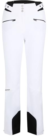 Ziener Damen TILLA-Z Ski-Hose/Schnee-Hose | Primaloft, wasserdicht, atmungsaktiv, White, 38