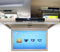 1080p Car Video Player - 17.3 Inch HD Overhead Roof Mounted Monitor, Ultra-Thin Flip Down TV for Cars, Supports FM/IR/USB/SD/HDMI Input (No DVD Drive)