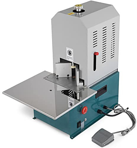 Hochleistungs-Filetpapierschneider, 180 W, elektrisch, Maschine zum Abrunden von Ecken, mit Fußpedal und 7 Matrizen R3-R6 R8-R10, Schneidemaschine für PVC-Visitenkarten, maximale Schnitthöhe 70 mm