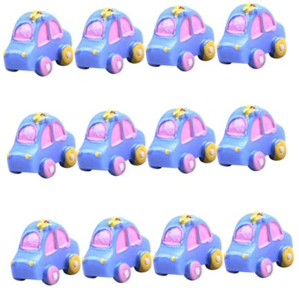 Milisten 12pezzi Miniature Car Model Decorazioni Per e Accessori Per Decorazione Ed Design Realistico e