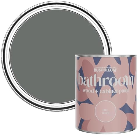 Rust-Oleum Mould, Mildew & Stain Resistant Bathroom Wood and Cabinet Paint in Matt Finish - Ouseburn 750ml
