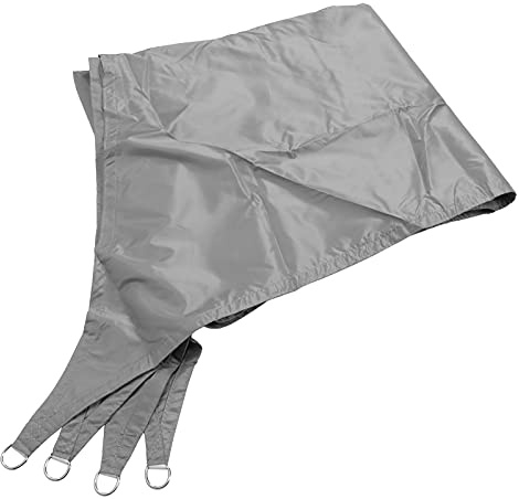 Sorandy Viereckiger Schatten, Segel Sonnenschatten Banach für Garten Balkon Spielplatzpark, Außen Sonnenschirm mit Seilen Oxford Tuch (Grey)