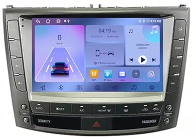 Autoradio Carplay für Lexus IS200 IS250 IS300 IS300C 9 Inches Android 15 Display Radio Steering Wheel Controls Für, 4Core 2G+32G