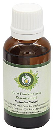 R V Essential Puro Frankincense Essenziale Olio 15ml (0.507oz)- Boswellia Carterii (100% Puro e Naturale Steam Distilled) Pure Frankincense Essential Oil