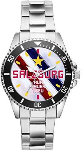 KIESENBERG Salzburg Geschenk Artikel Idee Fan Uhr 6264