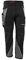 Grizzlyskin Bundhose Schwarz/Grau N50 - Unisex Workwear Arbeitshose für Männer und Damen mit vielen Taschen, Cordura-Schutzhose