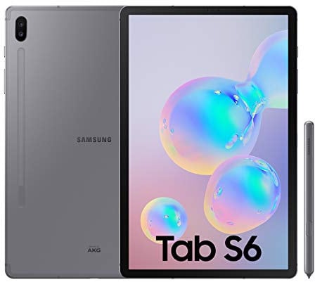 Samsung S6 Galaxy Tab - Tablet da 10.5, 128 GB, S Pen inclusa, Schermo sAMOLED, Wi-Fi, Grigio[Versione Spagnola]