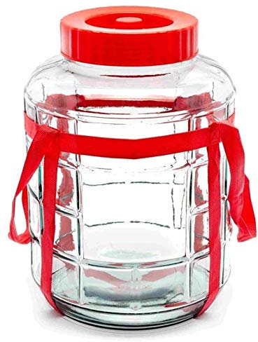sil2018 SILPLAST 13 L Universelles Glas mit Gärsystem Gärbehälter Glasballon Gärballon Weinballon