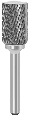 Boxonly Tungsten Carbide Rotary Burr Die Grinder Bits Double Cut 1/4 Shank Rotary Tool Grinding Head Diameter 16mm for Woodworking Drilling DIY Engraving Metal Polishing AX1625M06