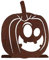 EXTRAVAGANT® Halloween Deko-Aufsteller & Aufhänger – Handgefertigte Kürbis-Designs & Happy Halloween Schild – 4 einzigartige Varianten - Aufsteller doofer Kürbis - Outdoor und Indoor Deko
