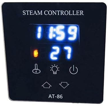 EBAYTV Saunadampferzeuger at-Serie Dampfbadgenerator AT-86 Controller, Sauna-Dampfgarer-Controller